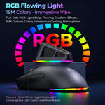 Mouse gaming iMICE G207 wireless Bluetooth, RGB e base magnetica - immagine 3