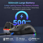 Mouse gaming iMICE G207 wireless Bluetooth, RGB e base magnetica - immagine 7