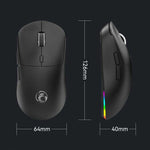 Mouse gaming iMICE G207 wireless Bluetooth, RGB e base magnetica - immagine 8