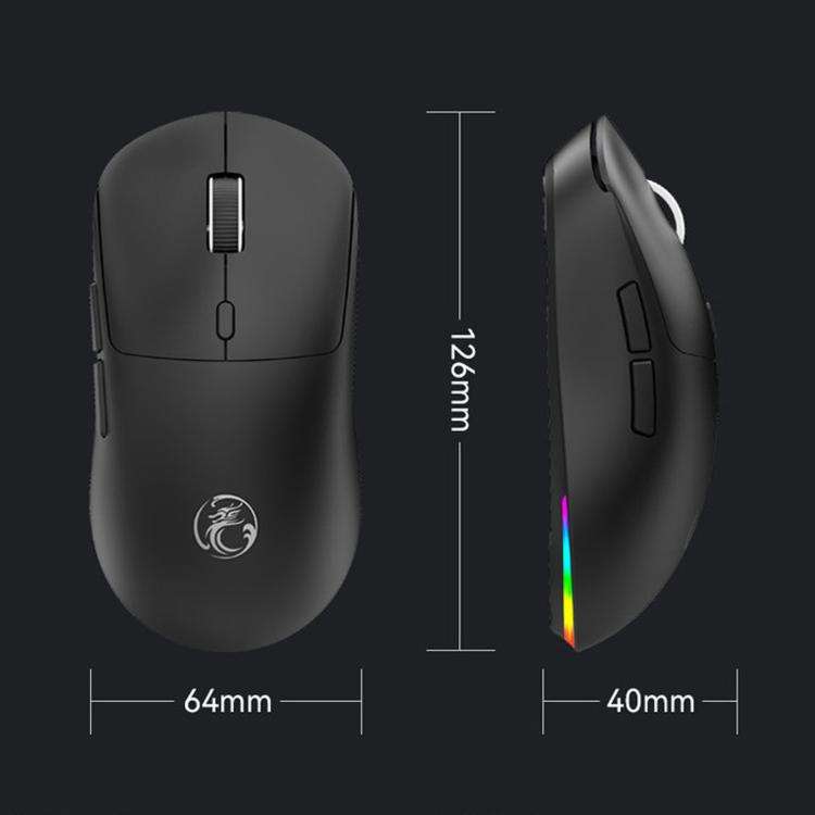 Mouse gaming iMICE G207 wireless Bluetooth, RGB e base magnetica - immagine 8