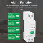 WiFi Smart Circuit Breaker Compatible With Smart Life, Alexa & Google Home, Basic Switch Model, On-Off + Metering, On-Off + Metering + UVP