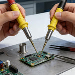Universal Multimeter Test Leads With Ultra-Sharp Gold-Plated Tips Cold-Resistant Silicone Insulation