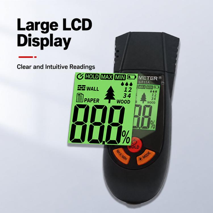 Igrometro PEAKMETER per legno e pareti, PM6811A