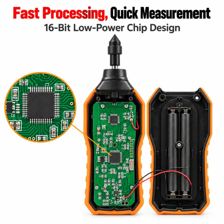 PEAKMETER Digital Contact-Type Tachometer for Motor Speed ??Measurement, PM6208A