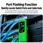 VegGieg V-E112 Multifunctional Network Cable Tester POE Anti-Burn Wire Tracker, V-E112