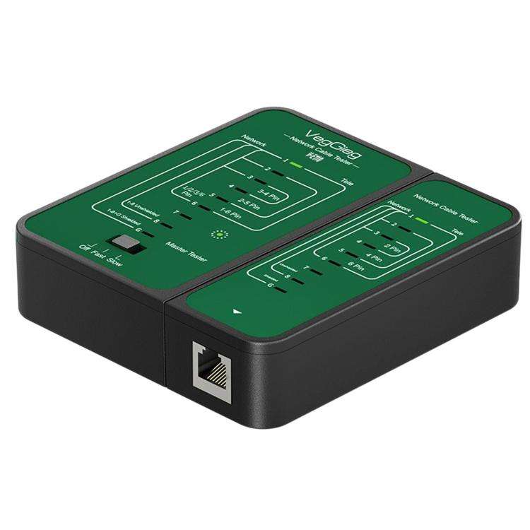 VegGieg V-E110 Multifunctional Network Cable Tester RJ45/RJ11 Telephone & Network Tester, V-E110