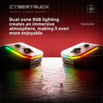 Inphic YC-CYBER Cyberpunk Wireless Mouse, Tri-Mode Bluetooth 5.0 & Wired Gaming Mouse with Rechargeable Battery, YC-CYBER