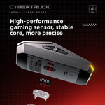 Inphic YC-CYBER Cyberpunk Wireless Mouse, Tri-Mode Bluetooth 5.0 & Wired Gaming Mouse with Rechargeable Battery, YC-CYBER