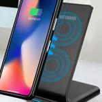 Caricatore wireless verticale 10W R2 nero per smartphone - immagine 5