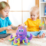 Giocattolo polpo per acqua bambini con accessori