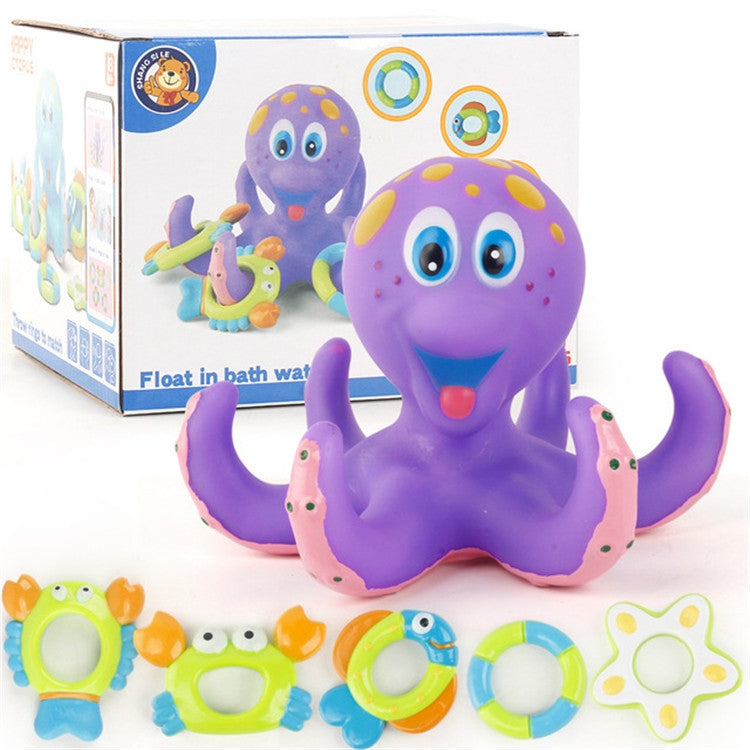 Giocattolo polpo per acqua bambini con accessori