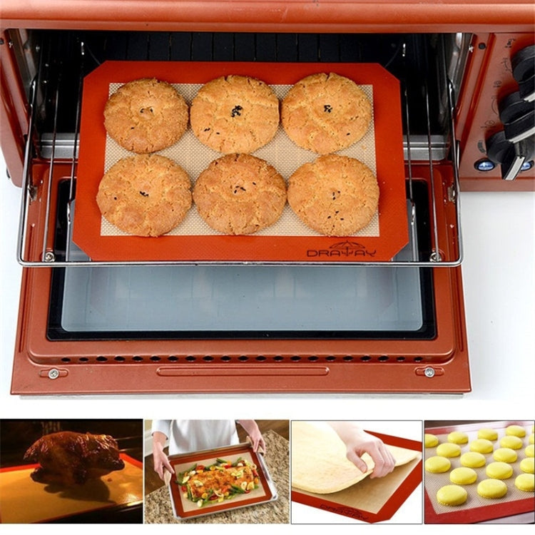 Tappetino da forno in silicone e fibra di vetro 25x15 cm