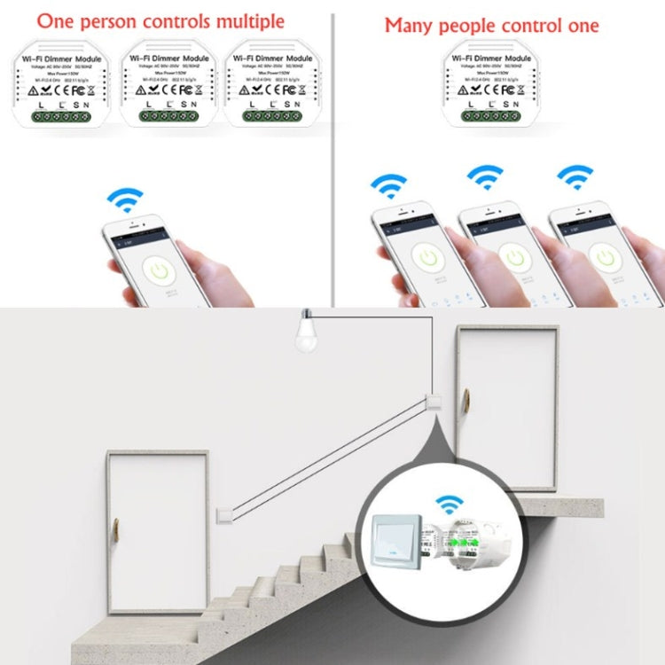 Dimmer WiFi nascosto per interruttore tradizionale a pulsante - immagine 6