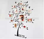 Adesivo murale 3D albero foto in PVC 46x5 cm