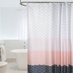 Tenda da bagno impermeabile con motivo geometrico