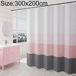 Tenda da bagno impermeabile con motivo geometrico