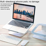 Supporto laptop in lega di alluminio regolabile 10-17"