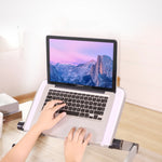 Supporto pieghevole in lega di alluminio per laptop 11-17"