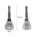 2 Chiavi Magiche in Metallo per Bottiglia 12cm