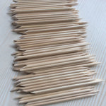 Set 3 bastoncini in legno per manicure