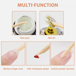 Set 3 bastoncini in legno per manicure