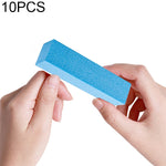 Blocchetto limetta unghie in cotone elastico 10 pezzi