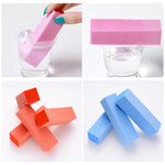 Blocchetto limetta unghie in cotone elastico 10 pezzi