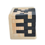 Puzzle 3D creativo Luban in legno 8x8x8 cm