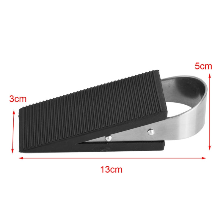 Protezione superiore porta in ferro inox 13x5x3 cm