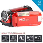 Videocamera DV HD con zoom digitale 16X e 16 MP