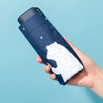 Ombrello pieghevole mini tascabile anti-UV 55 cm