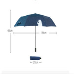 Ombrello pieghevole mini tascabile anti-UV 55 cm