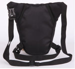 Borsa da gamba Motocross nera in poliestere