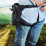 Borsa da gamba Motocross nera in poliestere