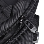 Borsa da gamba Motocross nera in poliestere