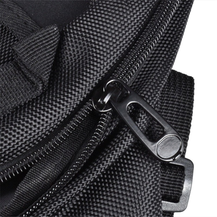 Borsa da gamba Motocross nera in poliestere