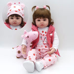 Bambola realistica in silicone 46 cm per bambina