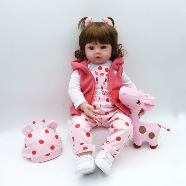 Bambola realistica in silicone 46 cm per bambina