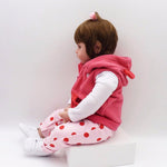 Bambola realistica in silicone 46 cm per bambina
