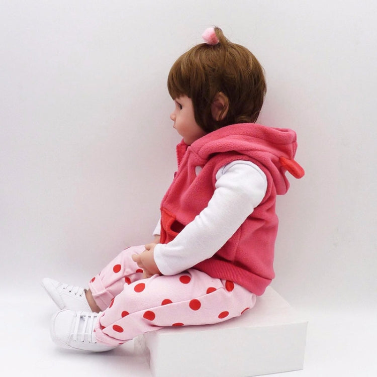 Bambola realistica in silicone 46 cm per bambina