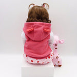 Bambola realistica in silicone 46 cm per bambina