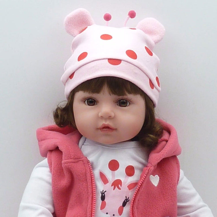 Bambola realistica in silicone 46 cm per bambina