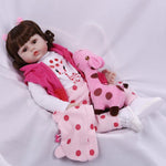 Bambola realistica in silicone 46 cm per bambina