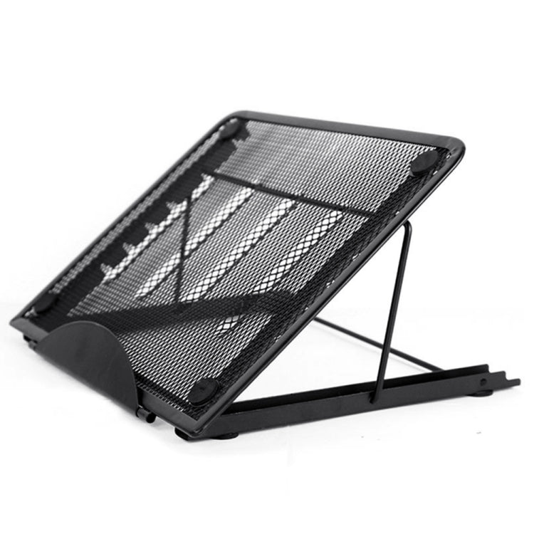 Supporto ventilato regolabile in rete metallica per laptop