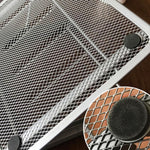 Supporto ventilato regolabile in rete metallica per laptop