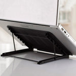 Supporto ventilato regolabile in rete metallica per laptop