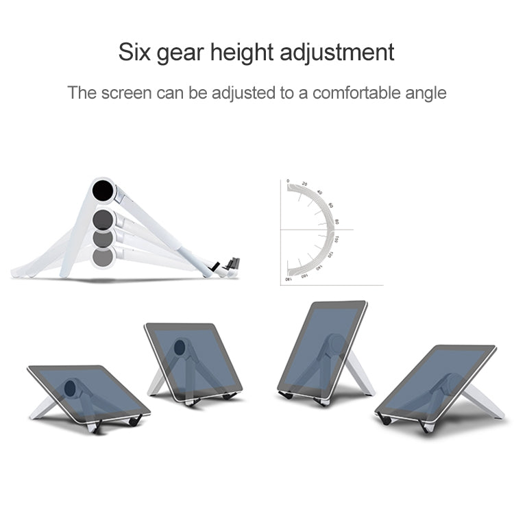 Staffa da tavolo pieghevole per tablet e notebook 7-14 pollici