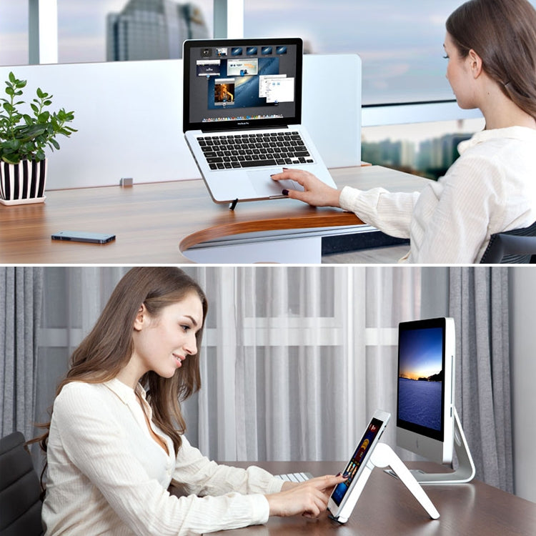 Staffa da tavolo pieghevole per tablet e notebook 7-14 pollici