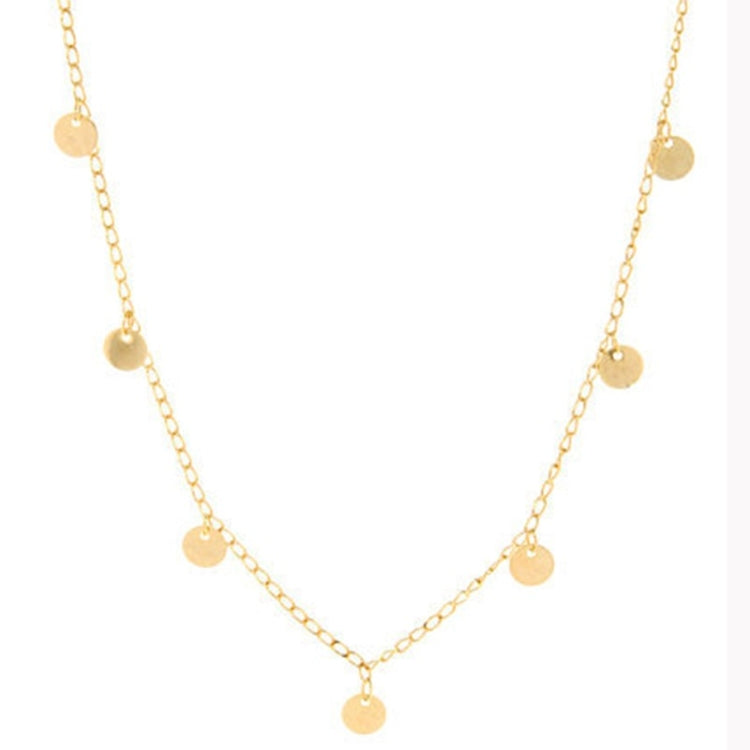 Collana lunga da donna in lega con catena estensibile