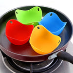 Set 4 cuociuova in silicone per cucina